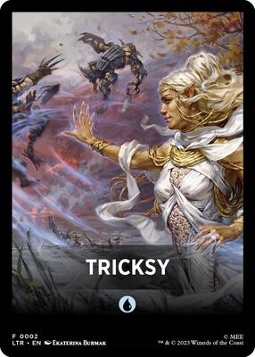Tricksy Theme Card card from Universes Beyond: The Lord of the Rings: Tales of Middle-earth