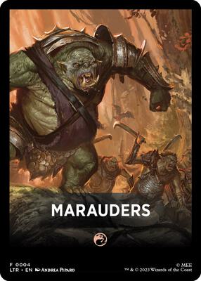 Marauders Theme Card card from Universes Beyond: The Lord of the Rings: Tales of Middle-earth