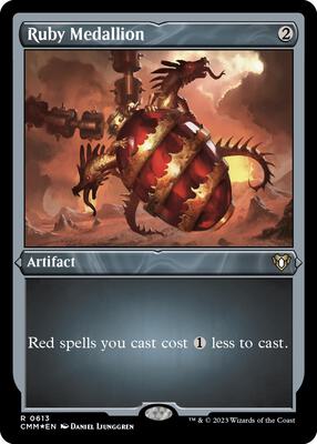 Ruby Medallion (Foil Etched) card from Commander Masters