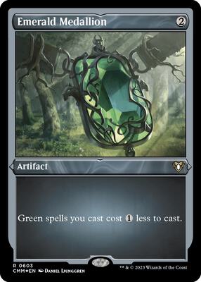 Emerald Medallion (Foil Etched) card from Commander Masters