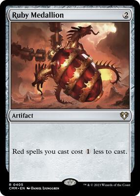 Ruby Medallion card from Commander Masters