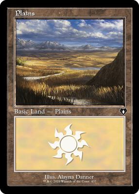 Plains (437) (Retro Frame) card from Commander Masters