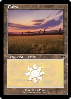 Plains (439) (Retro Frame) card from Commander Masters