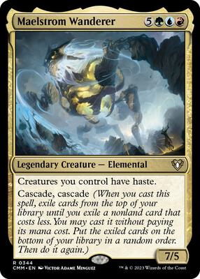 Maelstrom Wanderer card from Commander Masters