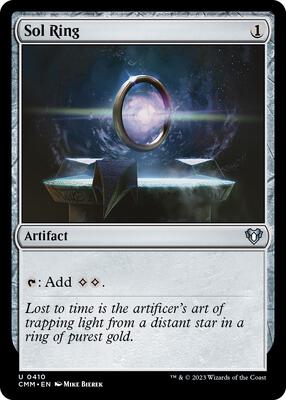 Sol Ring card from Commander Masters