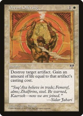 Divine Offering card from Mirage