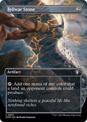 Fellwar Stone (Borderless) card from Commander Masters