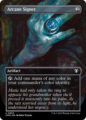 Arcane Signet (Borderless) card from Commander Masters