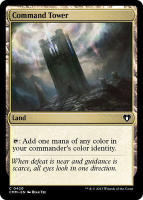 Command Tower card from Commander Masters