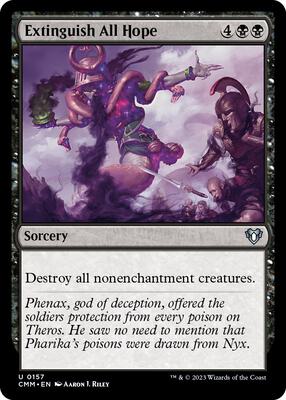 Extinguish All Hope card from Commander Masters