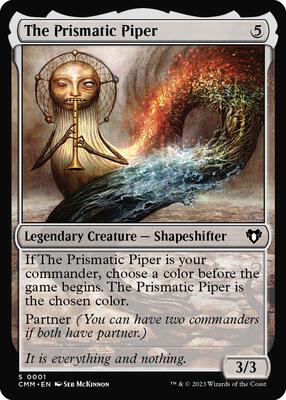 The Prismatic Piper card from Commander Masters