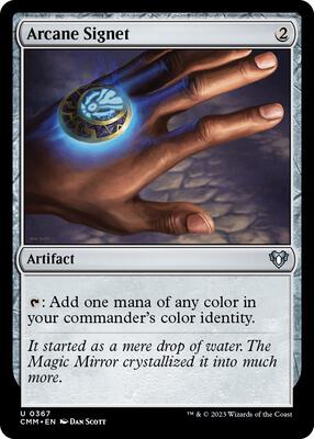 Arcane Signet card from Commander Masters