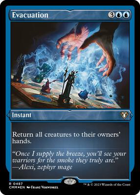 Evacuation (Foil Etched) card from Commander Masters