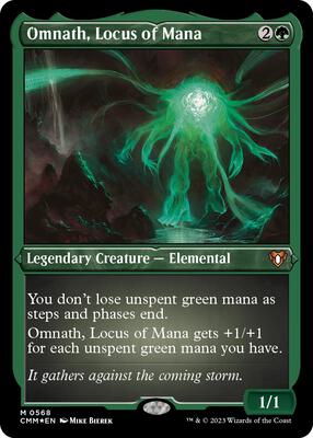 Omnath, Locus of Mana (Foil Etched) card from Commander Masters