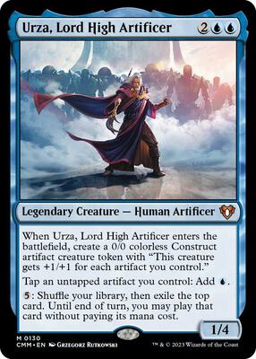 Urza, Lord High Artificer card from Commander Masters