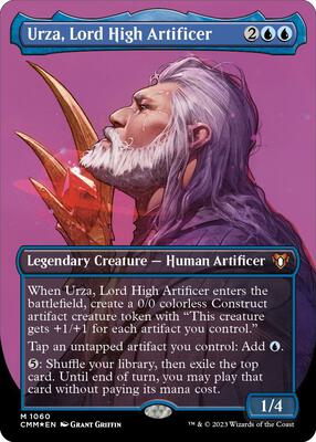 Urza, Lord High Artificer (Textured Foil) card from Commander Masters