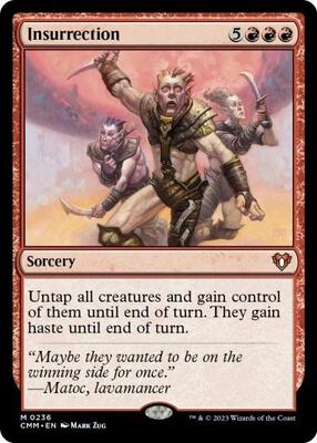 Insurrection card from Commander Masters