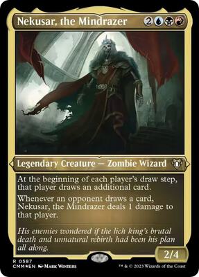 Nekusar, the Mindrazer (Foil Etched) card from Commander Masters
