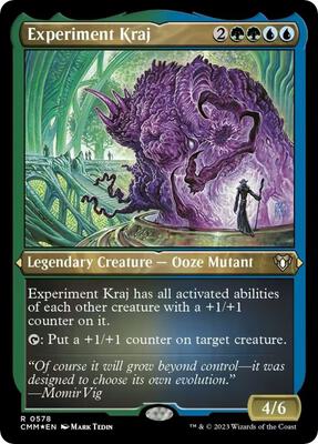 Experiment Kraj (Foil Etched) card from Commander Masters