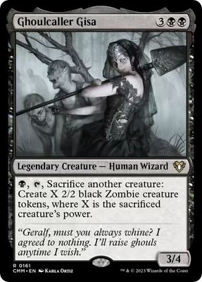 Ghoulcaller Gisa card from Commander Masters