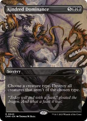 Kindred Dominance (Borderless) card from Commander Masters