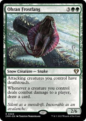 Ohran Frostfang card from Commander Masters