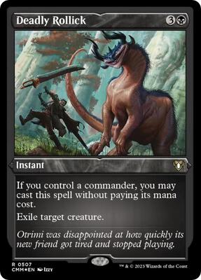 Deadly Rollick (Foil Etched) card from Commander Masters