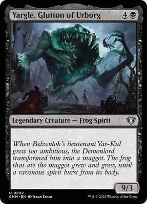 Yargle, Glutton of Urborg card from Commander Masters