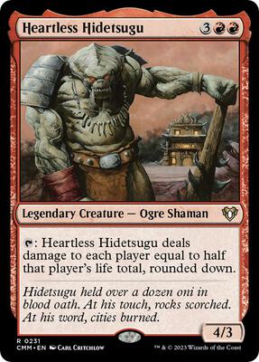 Heartless Hidetsugu card from Commander Masters