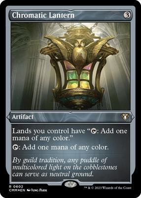 Chromatic Lantern (Foil Etched) card from Commander Masters