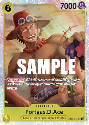 Portgas.D.Ace card from Starter Deck 9: Yamato