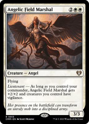 Angelic Field Marshal card from Commander Masters
