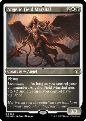 Angelic Field Marshal (Foil Etched) card from Commander Masters