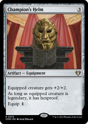 Champion's Helm card from Commander Masters