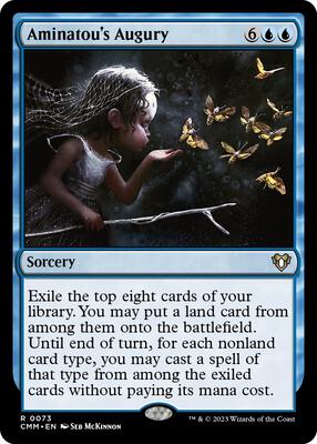 Aminatou's Augury card from Commander Masters