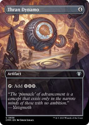 Thran Dynamo (Borderless) card from Commander Masters