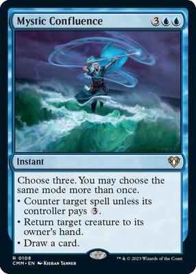Mystic Confluence card from Commander Masters