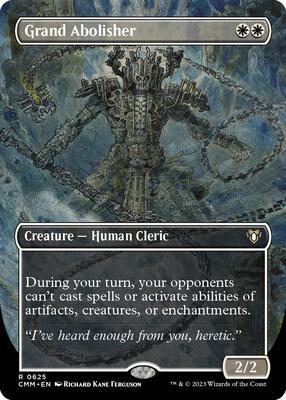 Grand Abolisher (Borderless) card from Commander Masters