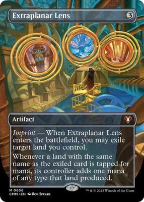 Extraplanar Lens (Borderless) card from Commander Masters