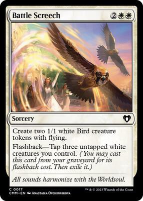 Battle Screech card from Commander Masters