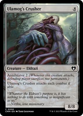 Ulamog's Crusher card from Commander Masters