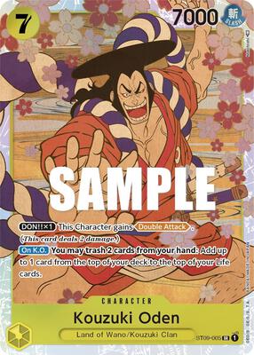 Kouzuki Oden card from Starter Deck 9: Yamato