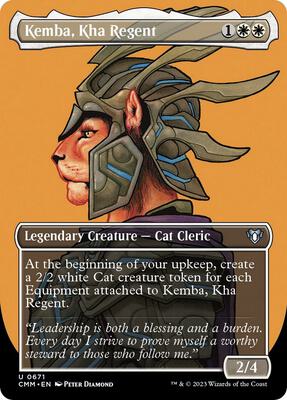 Kemba, Kha Regent (Borderless) card from Commander Masters