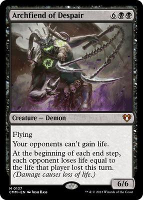 Archfiend of Despair card from Commander Masters