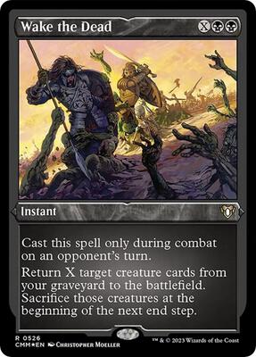 Wake the Dead (Foil Etched) card from Commander Masters