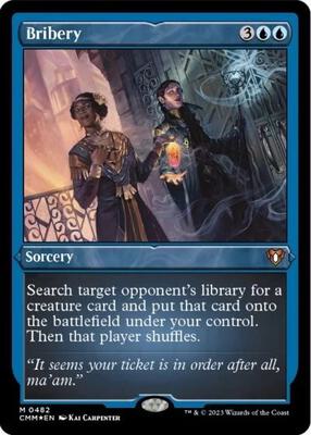 Bribery (Foil Etched) card from Commander Masters