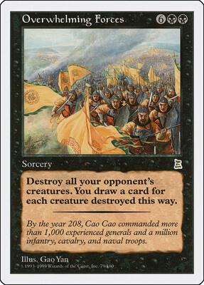 Overwhelming Forces card from Portal Three Kingdoms