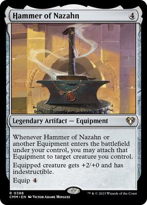 Hammer of Nazahn card from Commander Masters