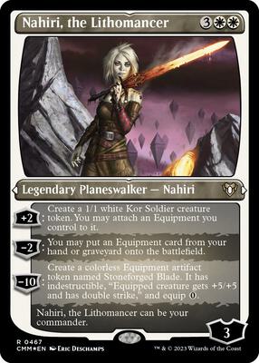 Nahiri, the Lithomancer (Foil Etched) card from Commander Masters