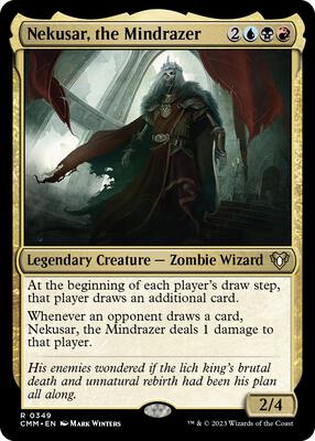 Nekusar, the Mindrazer card from Commander Masters